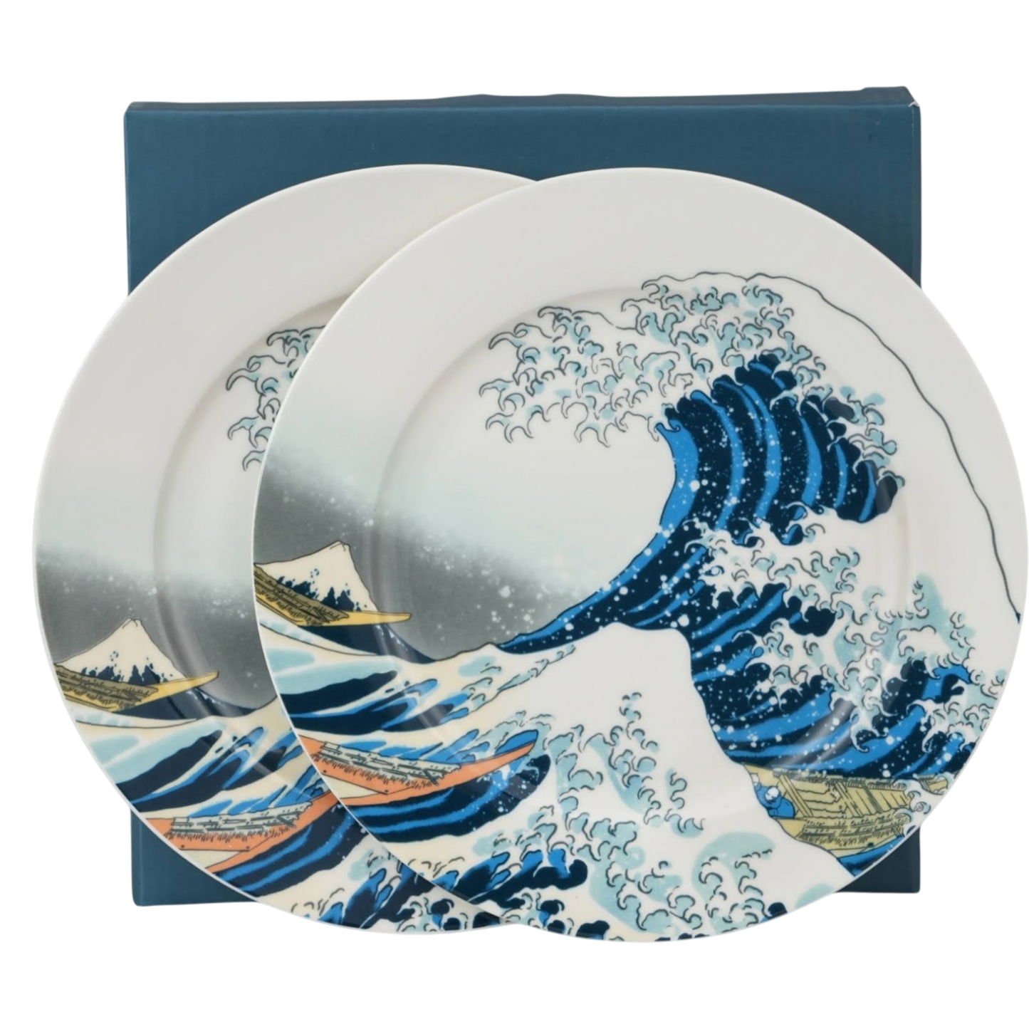 Art Gallery Collection 2er Dessertteller-Set Hokusai – The Great Wave