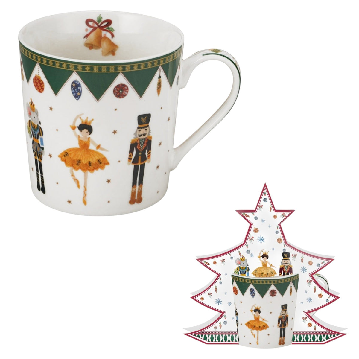 Weihnachtstasse „Nussknacker und Tänzerin“ 400 ml