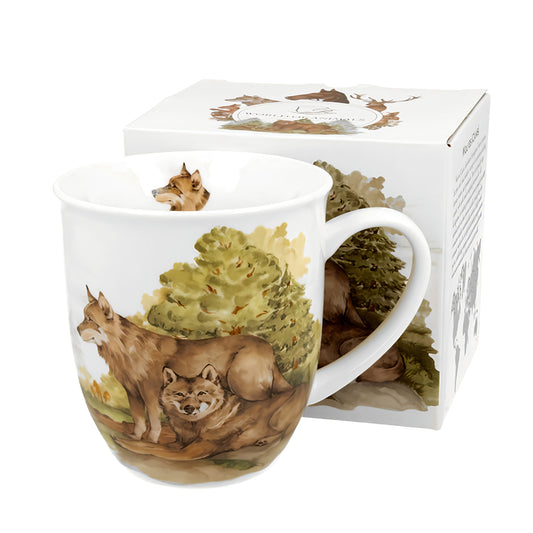 Duo Becher 400 ml Naturmotiv Wolfe World of Animals