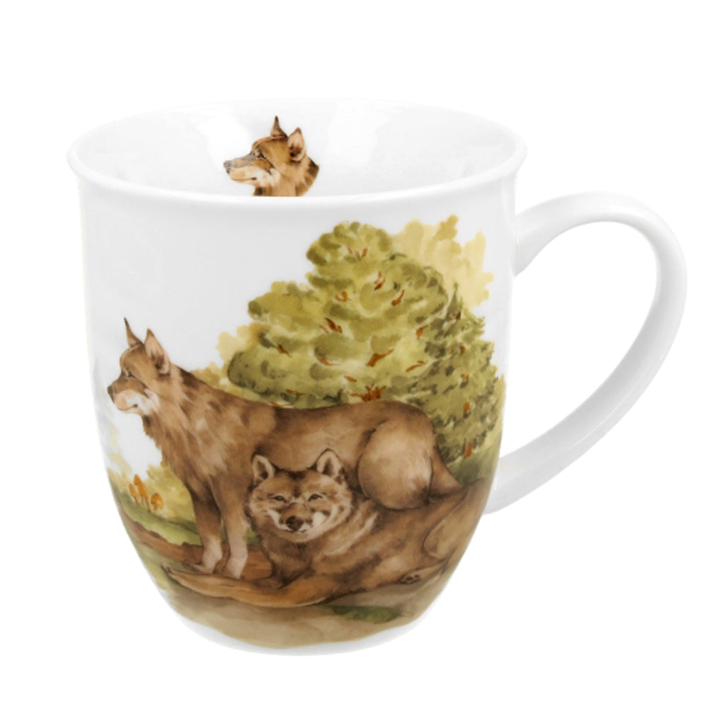 Duo XL Becher 900 ml Naturmotiv Wölfe World of Animals
