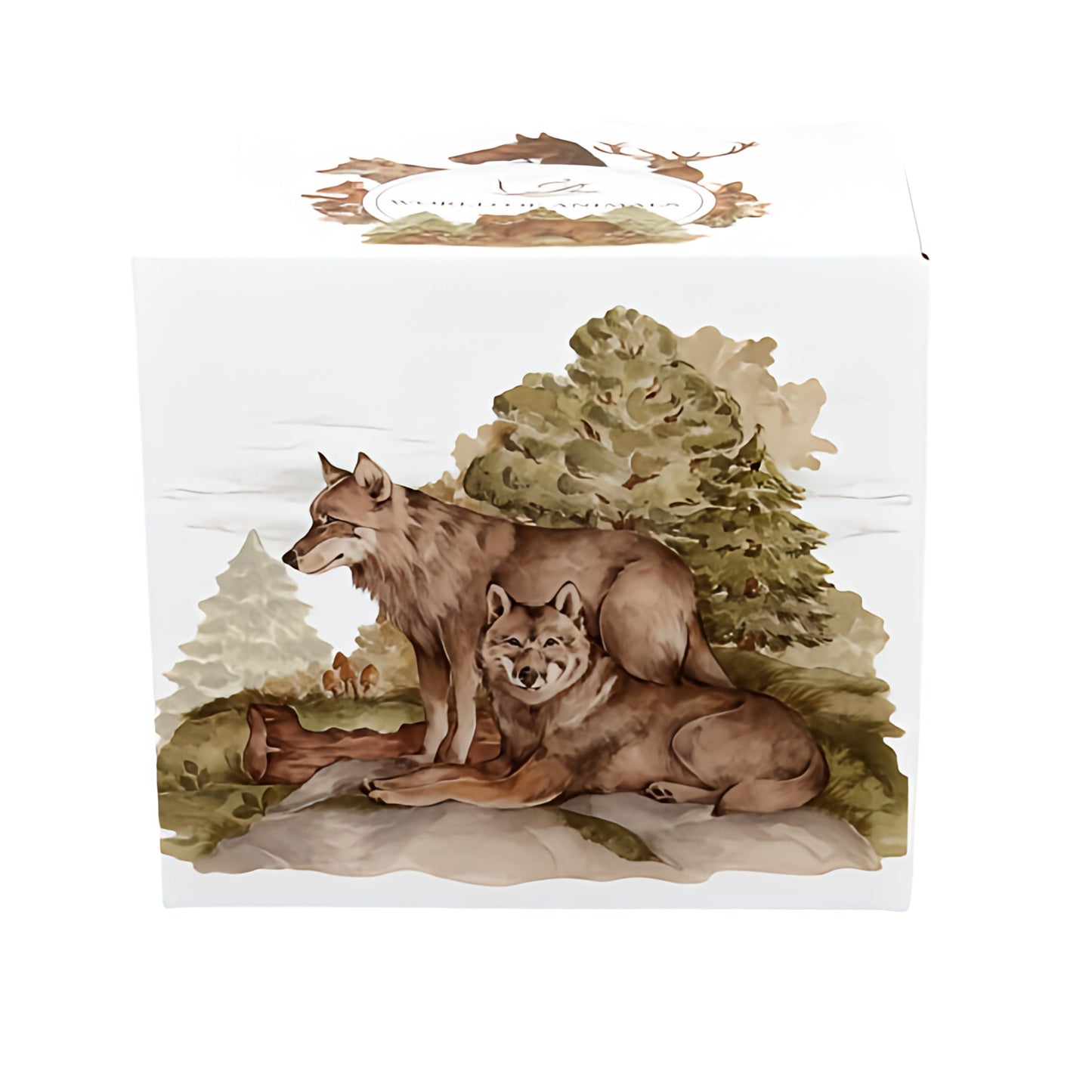 Duo Becher 400 ml Naturmotiv Wolfe World of Animals