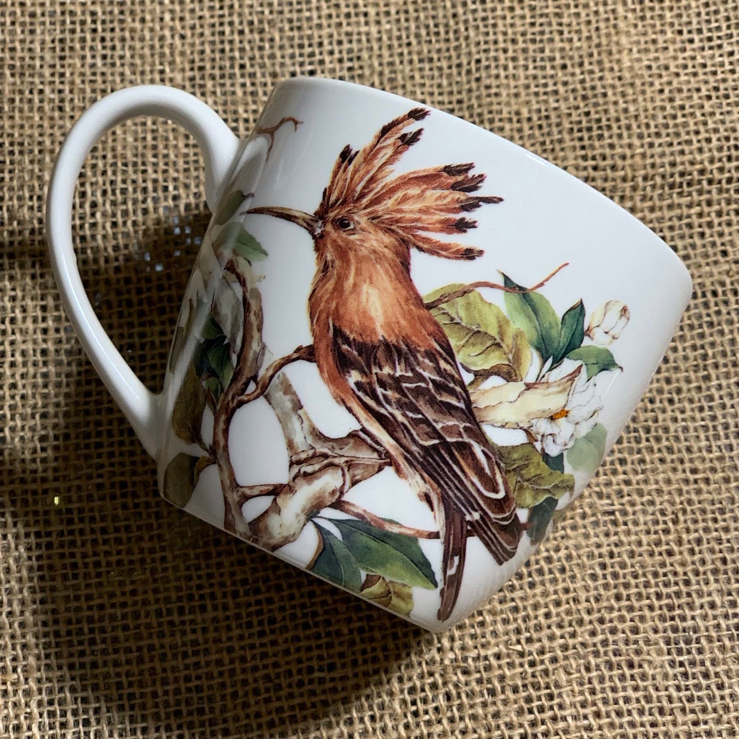 Duo Tasse Tiermotiv Wiedehopf 420 ml vintage