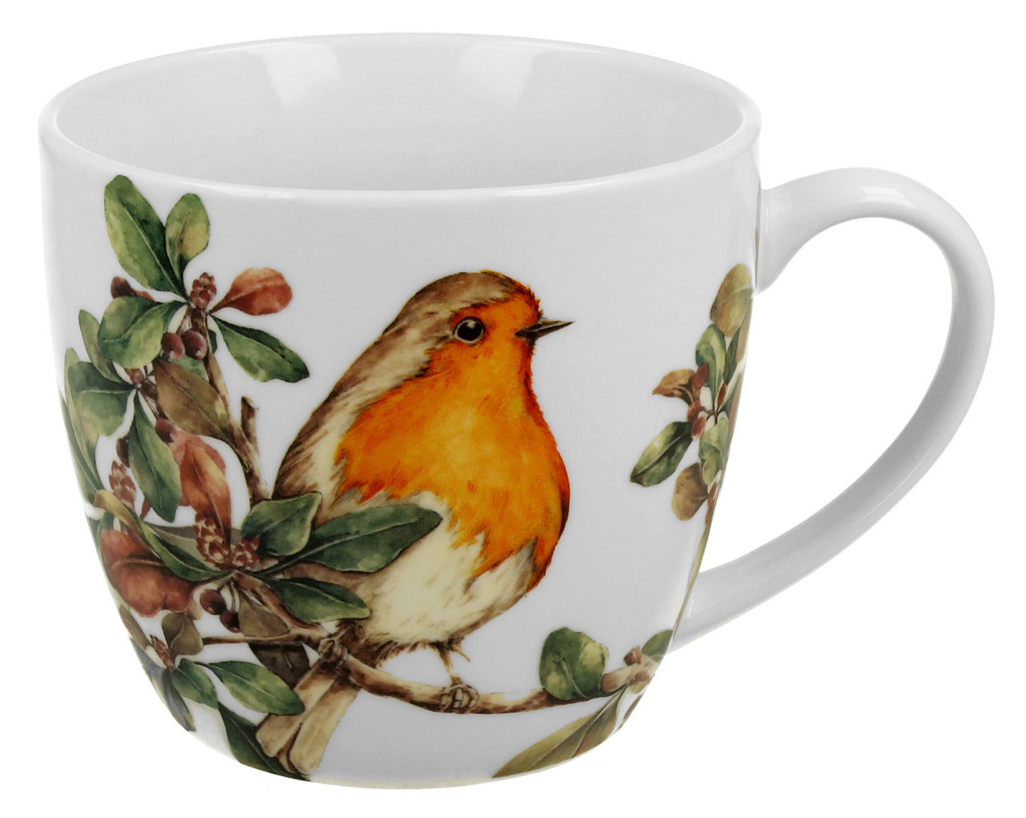Duo Tasse Tiermotiv Rotkehlchen 420 ml vintage