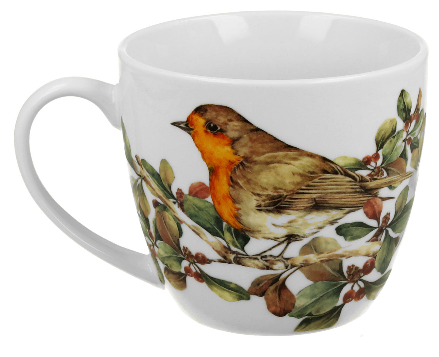 Duo Tasse Tiermotiv Rotkehlchen 420 ml vintage