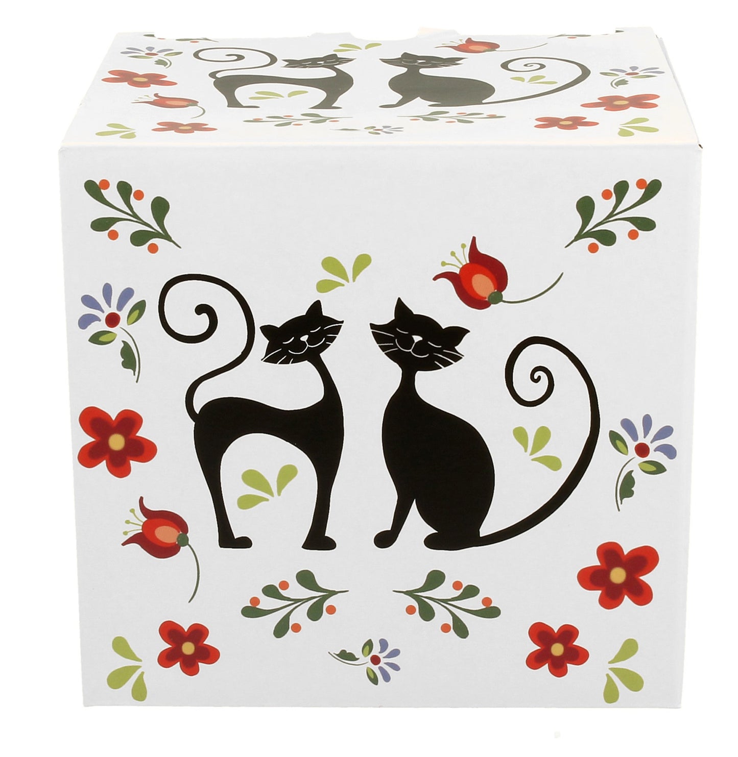 Duo vintage Tasse 650 ml 2 Katzen im Geschenkkarton