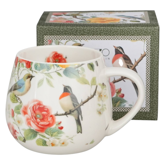 DUO Porcelain Tassse– Fassbecher July Vogelmotiv (430 ml)