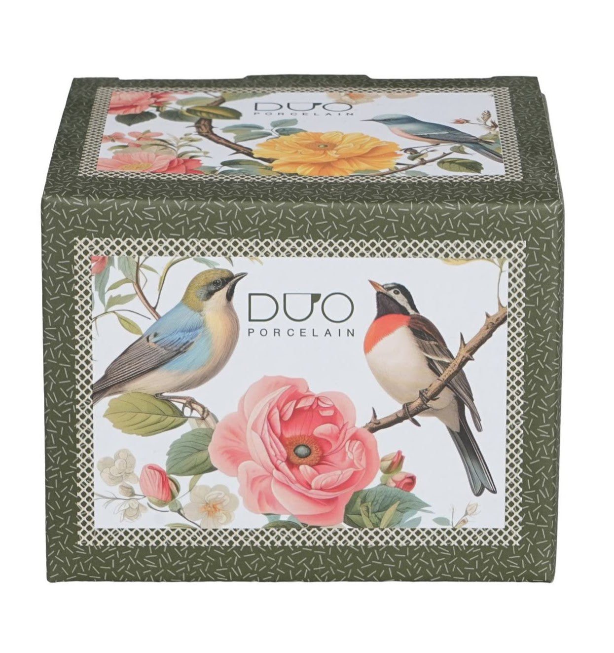 DUO Porcelain Tassse– Fassbecher July Vogelmotiv (430 ml)