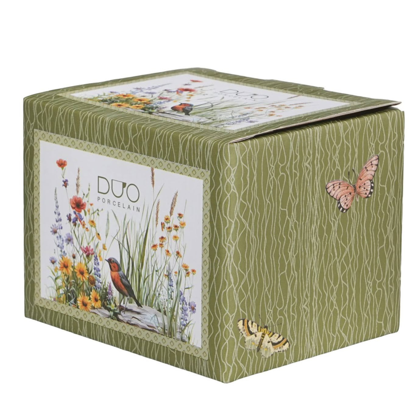 DUO Porcelain Tassse– Fassbecher July Vogelmotiv (430 ml)