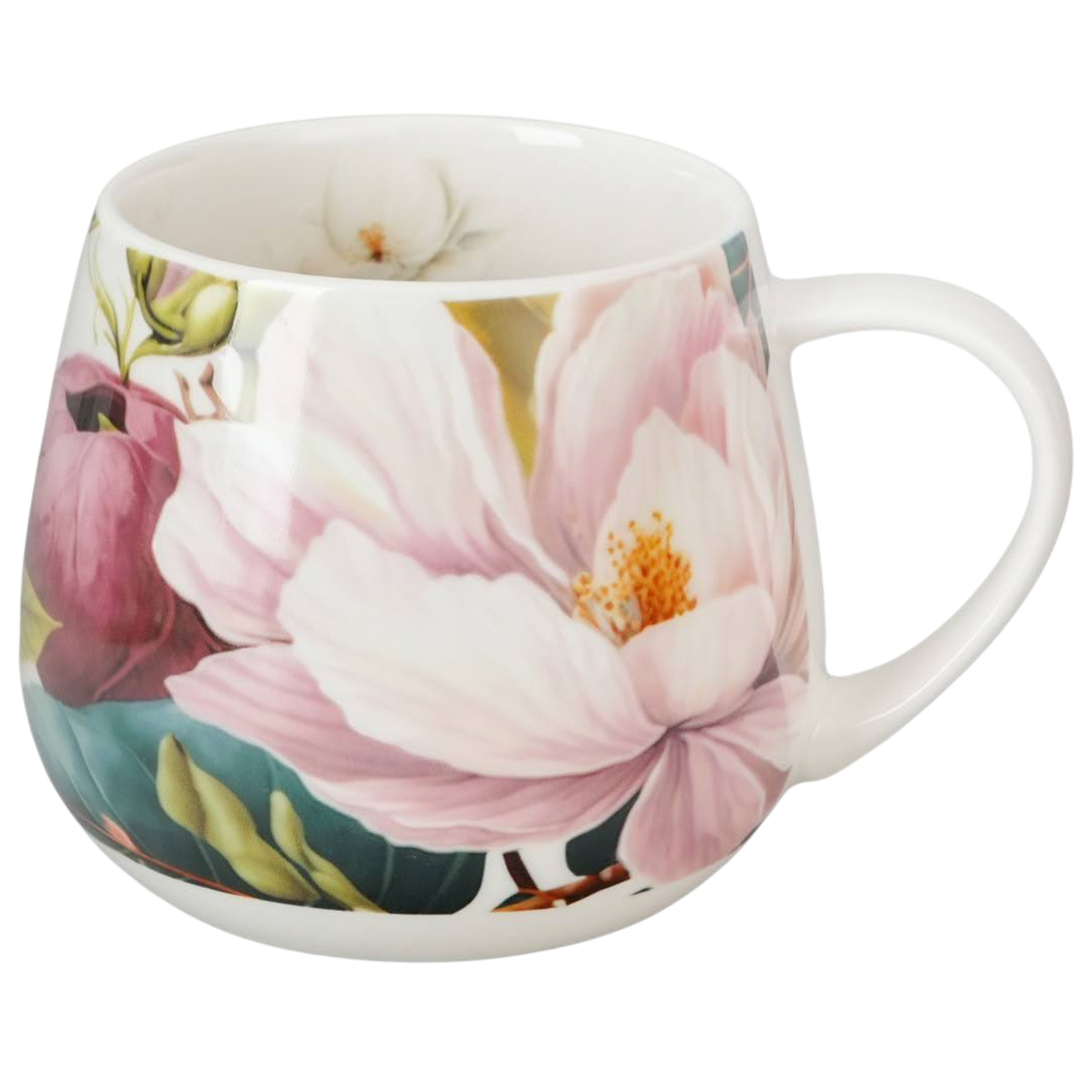Duo Porcelain romantischer Bluem Becher Tasse Magnolie 430 ml