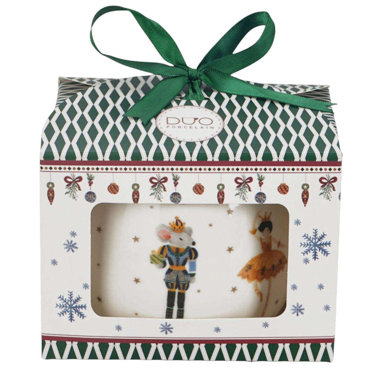 Fassbecher „Nussknacker und Tänzerin“ 430 ml Kaffeebecher Tasse vintage Weihnachten