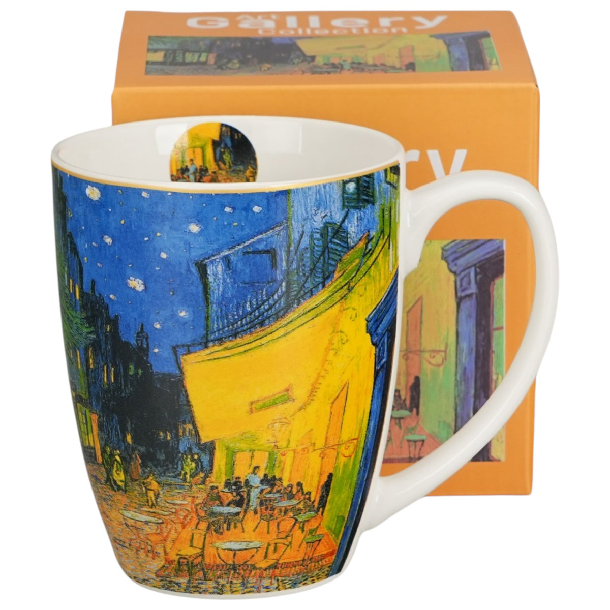 Becher „Caféterrasse am Abend“ 360 ml Van Gogh vintage Tasse Duo