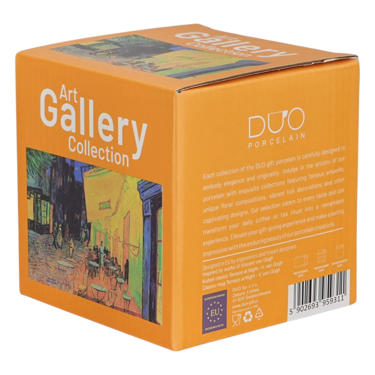 Becher „Caféterrasse am Abend“ 360 ml Van Gogh vintage Tasse Duo