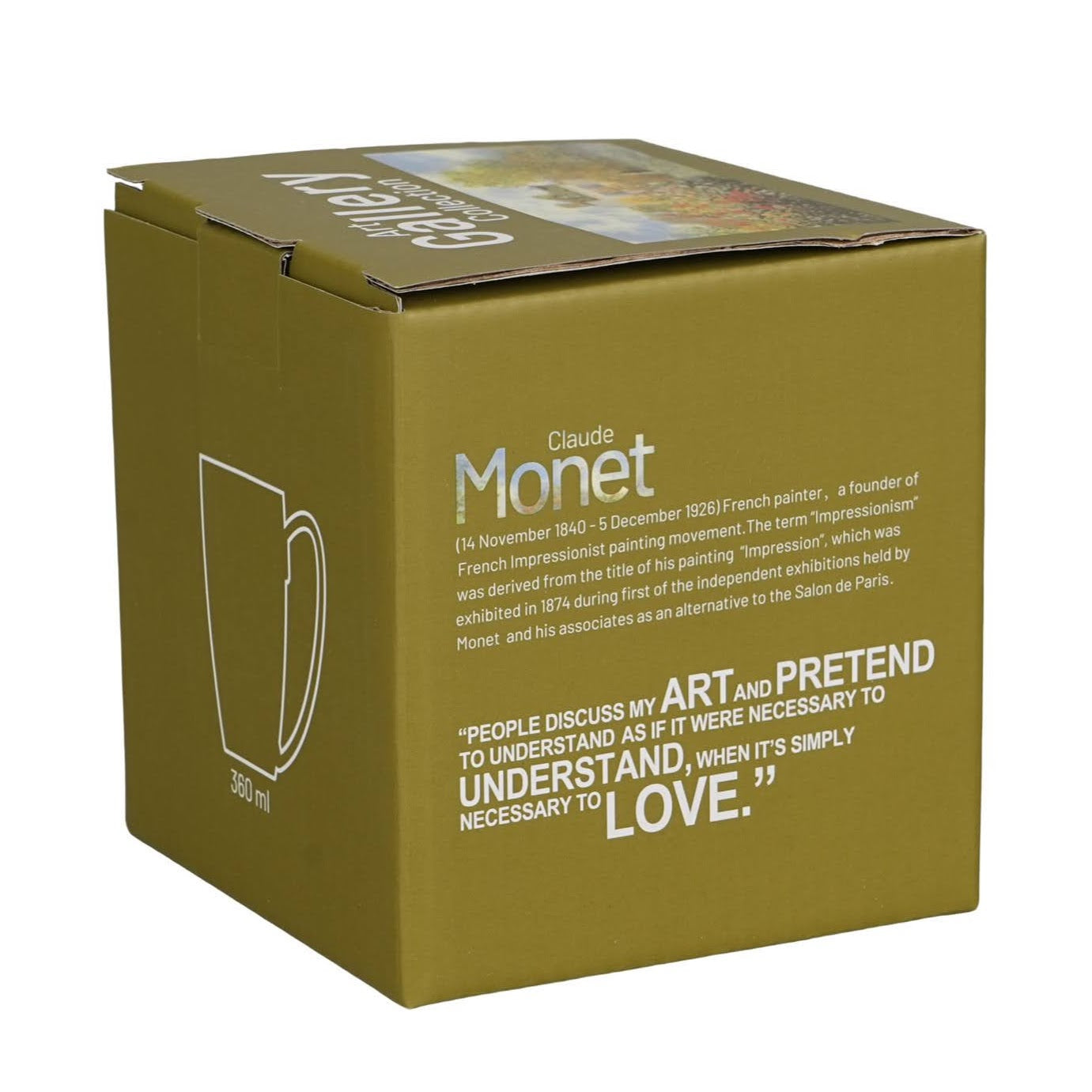 Duo Art Gallery Collection Tasse Becher Monet – Der Garten in Argenteuil
