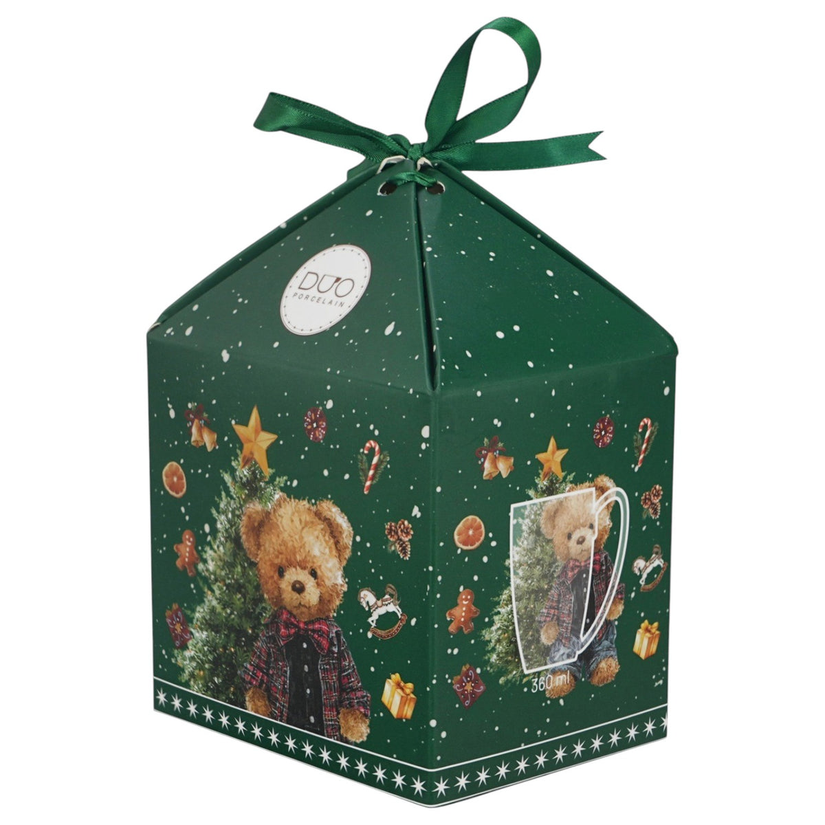 Vintage-Weihnachtstasse „Teddy Noel“ 360 ml Kaffebecher Weihnachten