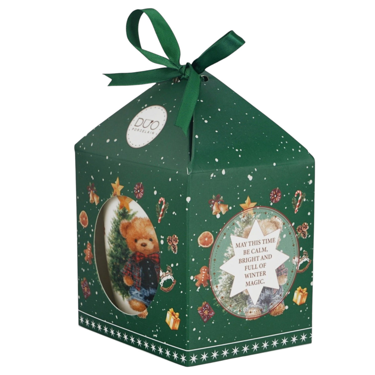 Vintage-Weihnachtstasse „Teddy Noel“ 360 ml Kaffebecher Weihnachten