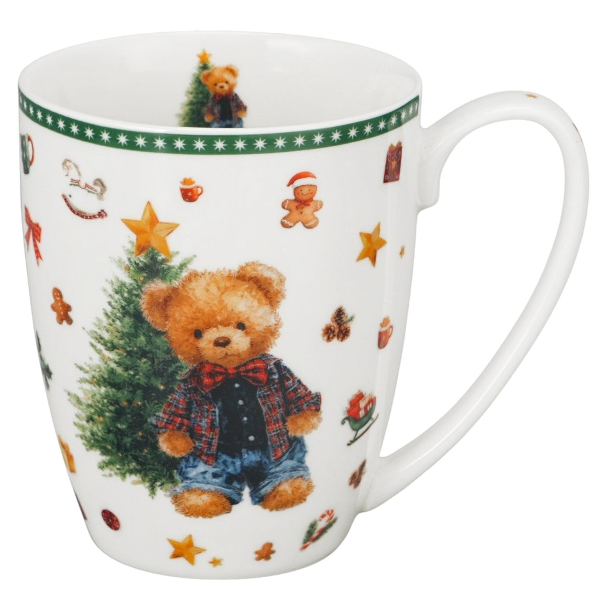 Vintage-Weihnachtstasse „Teddy Noel“ 360 ml Kaffebecher Weihnachten