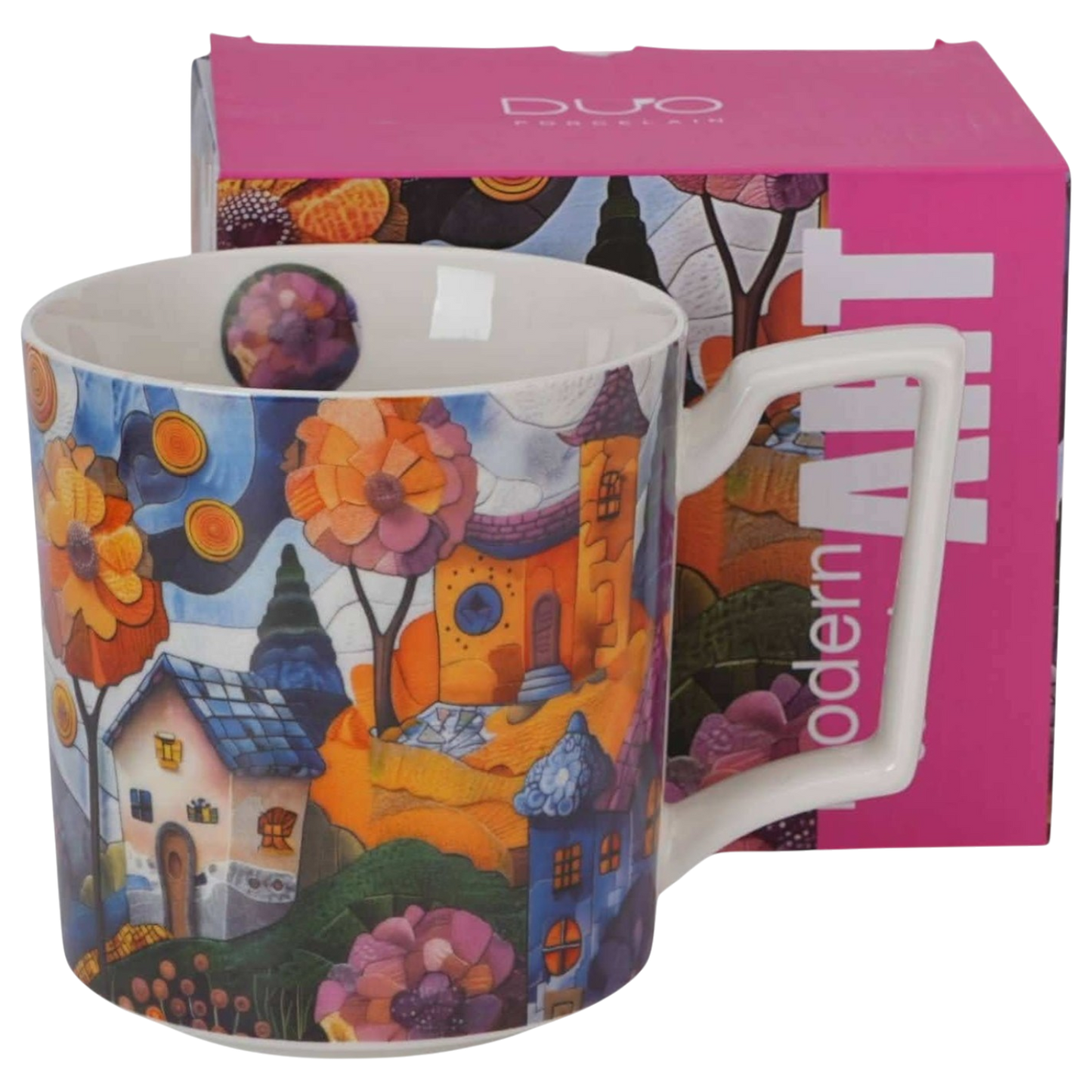 DUO Porcelain Modern Art Collection Becher Kaffeetasse  – Countryside