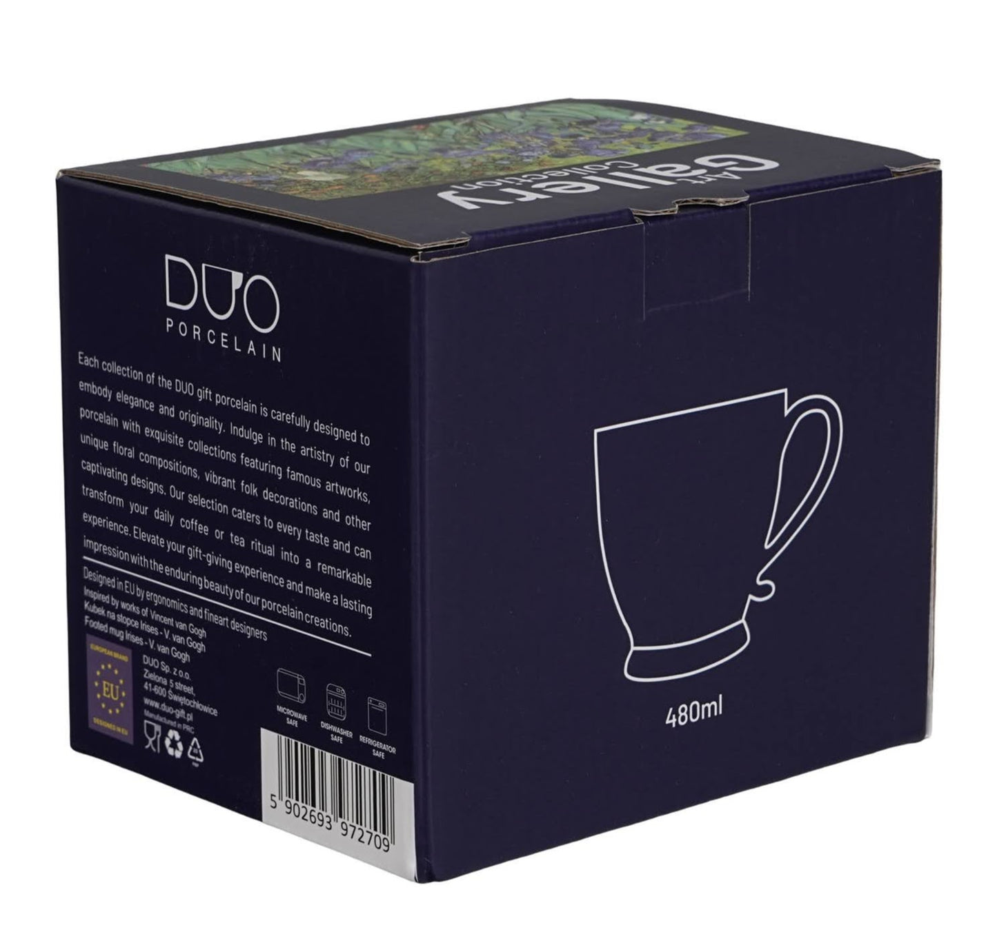 Art Gallery Collection Becher Duo Tasse Van Gogh – Irises 480 ml