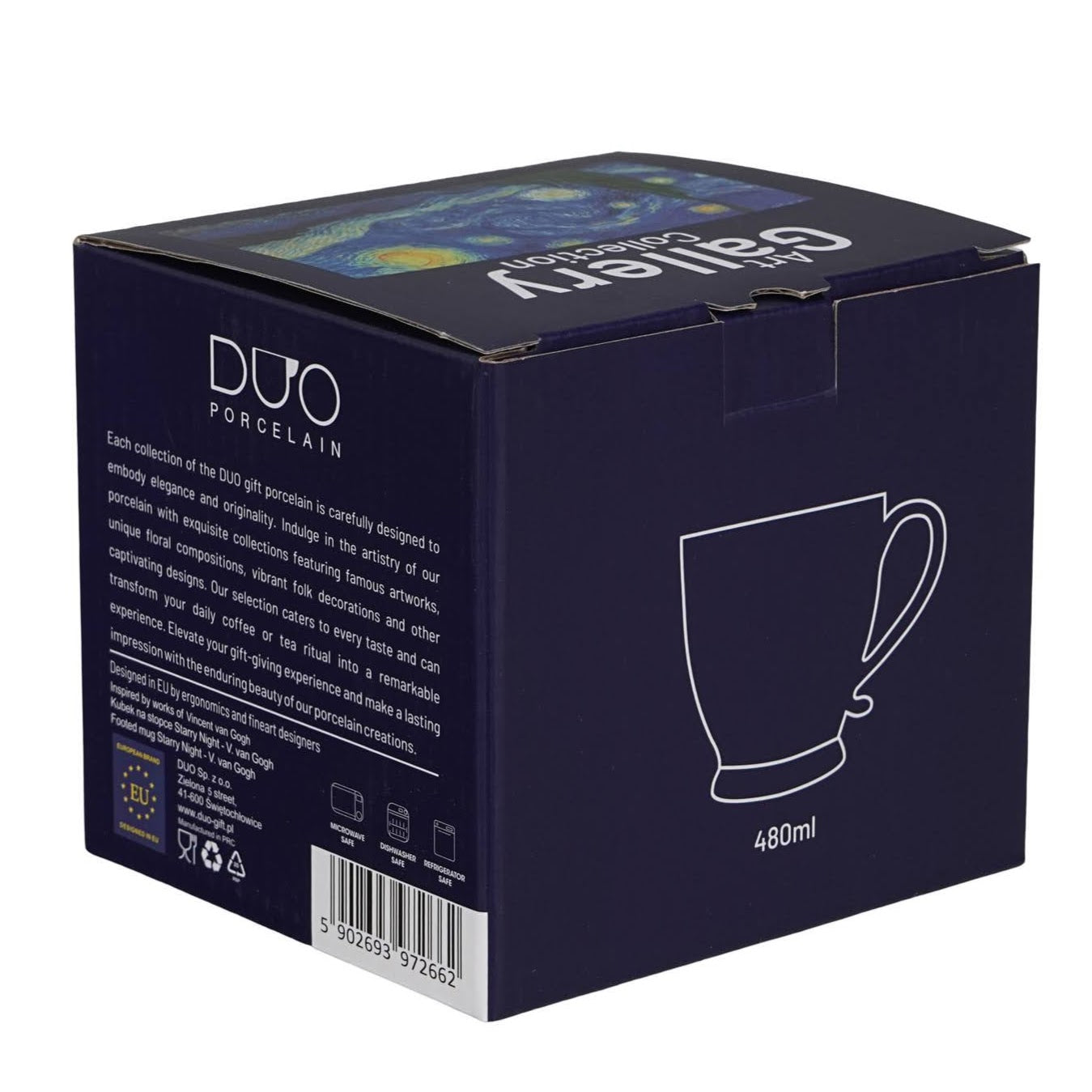 Duo Art Gallery Collection Becher Tasse Van Gogh – Starry Night 480 ml