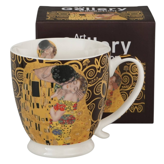 Duo Art Gallery Collection Becher Klimt – The Kiss (Brown) 480 ml