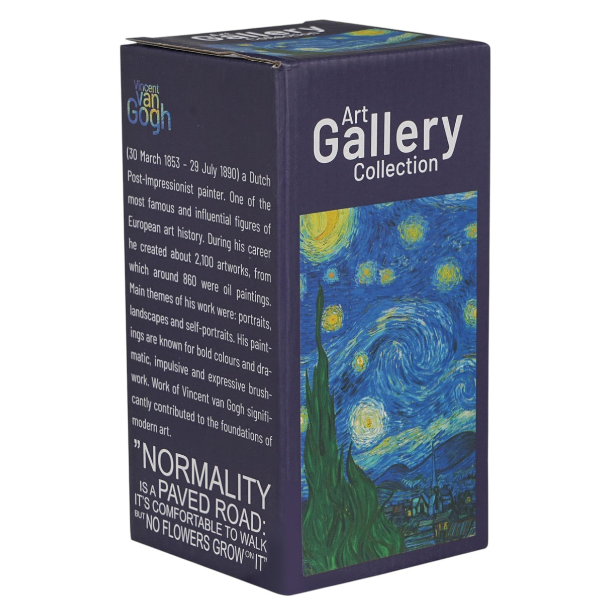Thermobecher „Sternennacht“ 600 ml, inspiriert von Van Gogh, Edelstahl