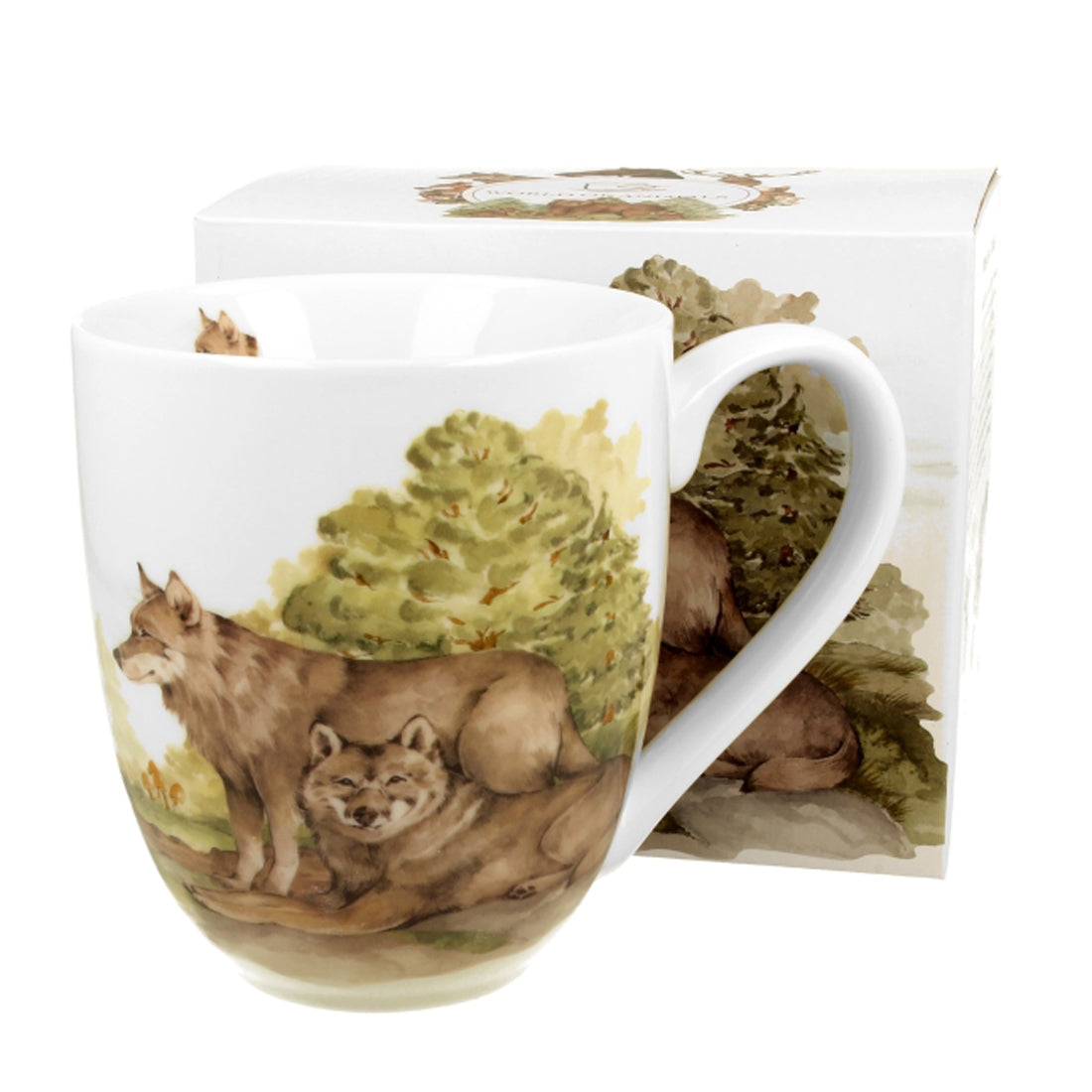 Duo XL Becher 900 ml Naturmotiv Wölfe World of Animals