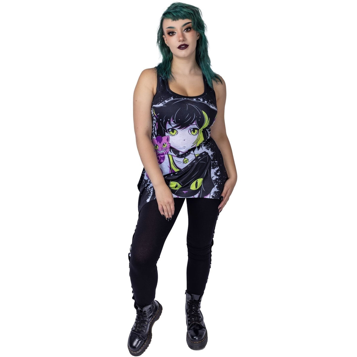 Lost Way Tank Top – Rückenansicht Ganzkörper Pose 2
