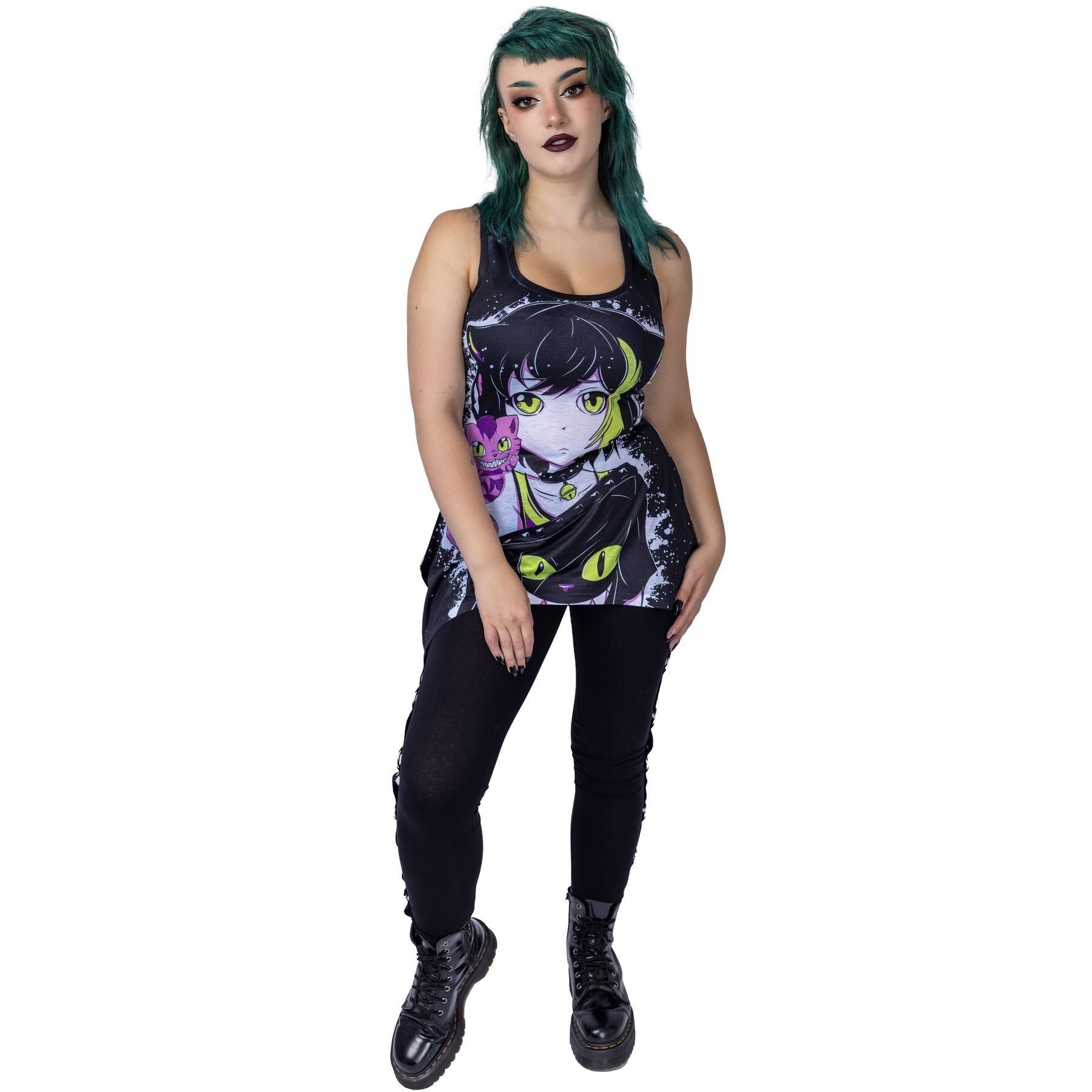 Lost Way Tank Top – Rückenansicht Ganzkörper Pose 2