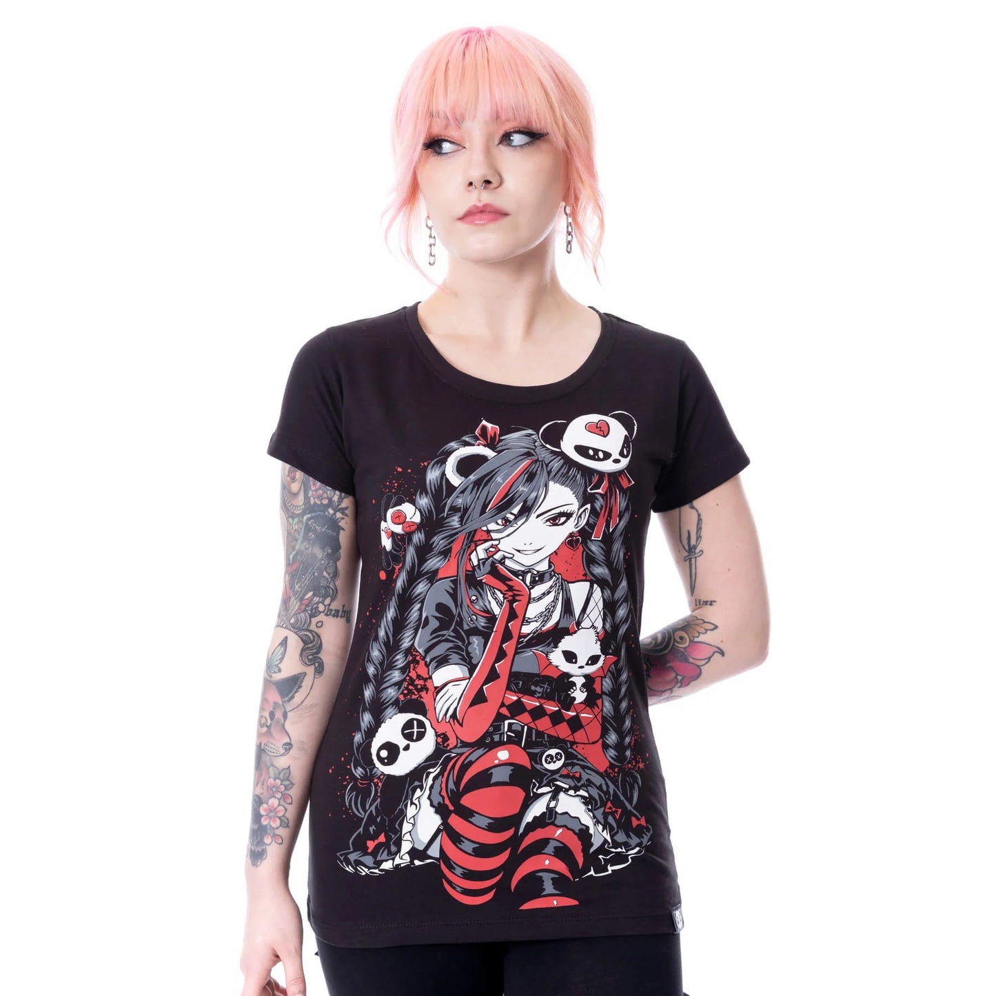 Panda Cult T-Shirt – Killer Panda x Cupcake Cult Anime Shirt