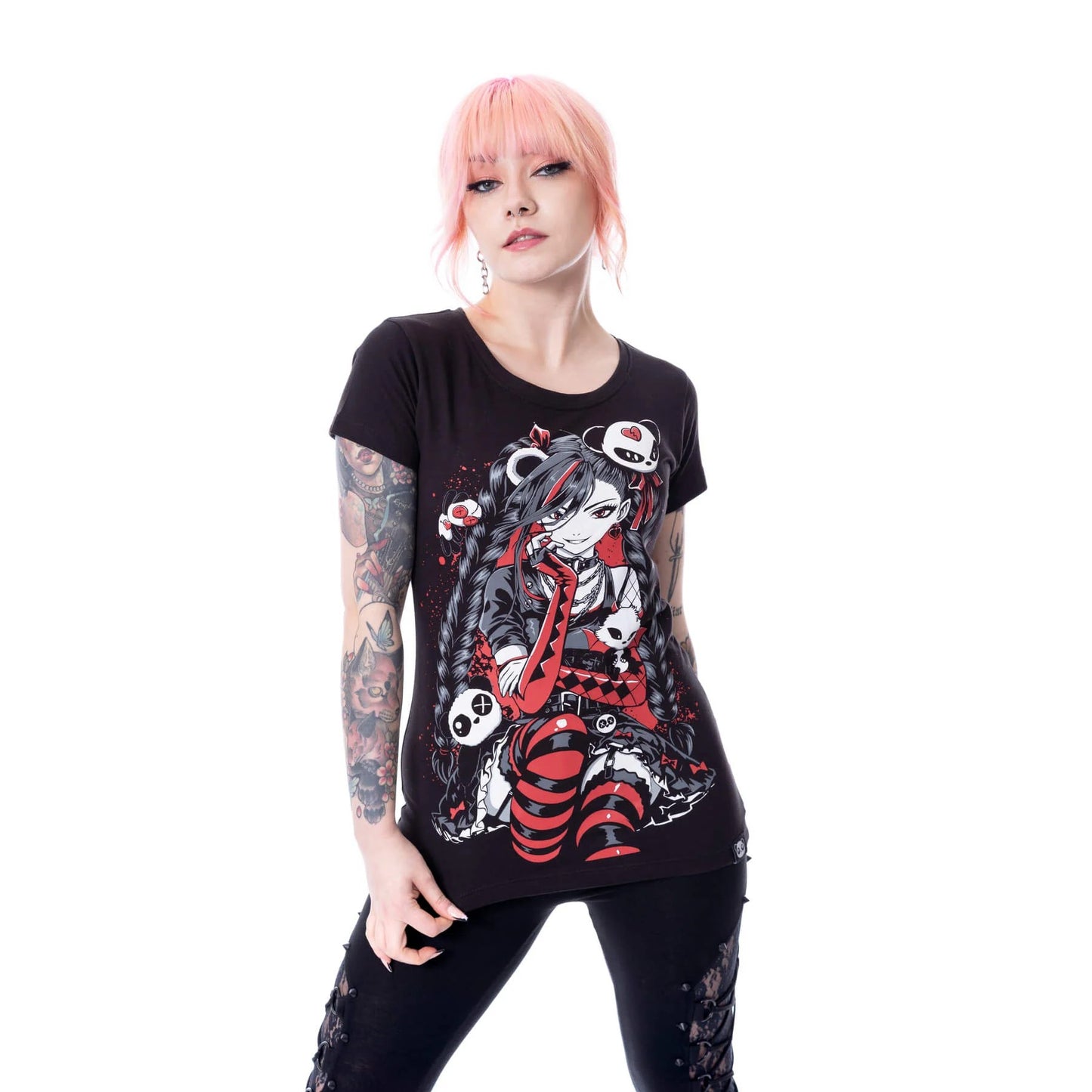 Panda Cult T-Shirt – Killer Panda x Cupcake Cult Anime Shirt