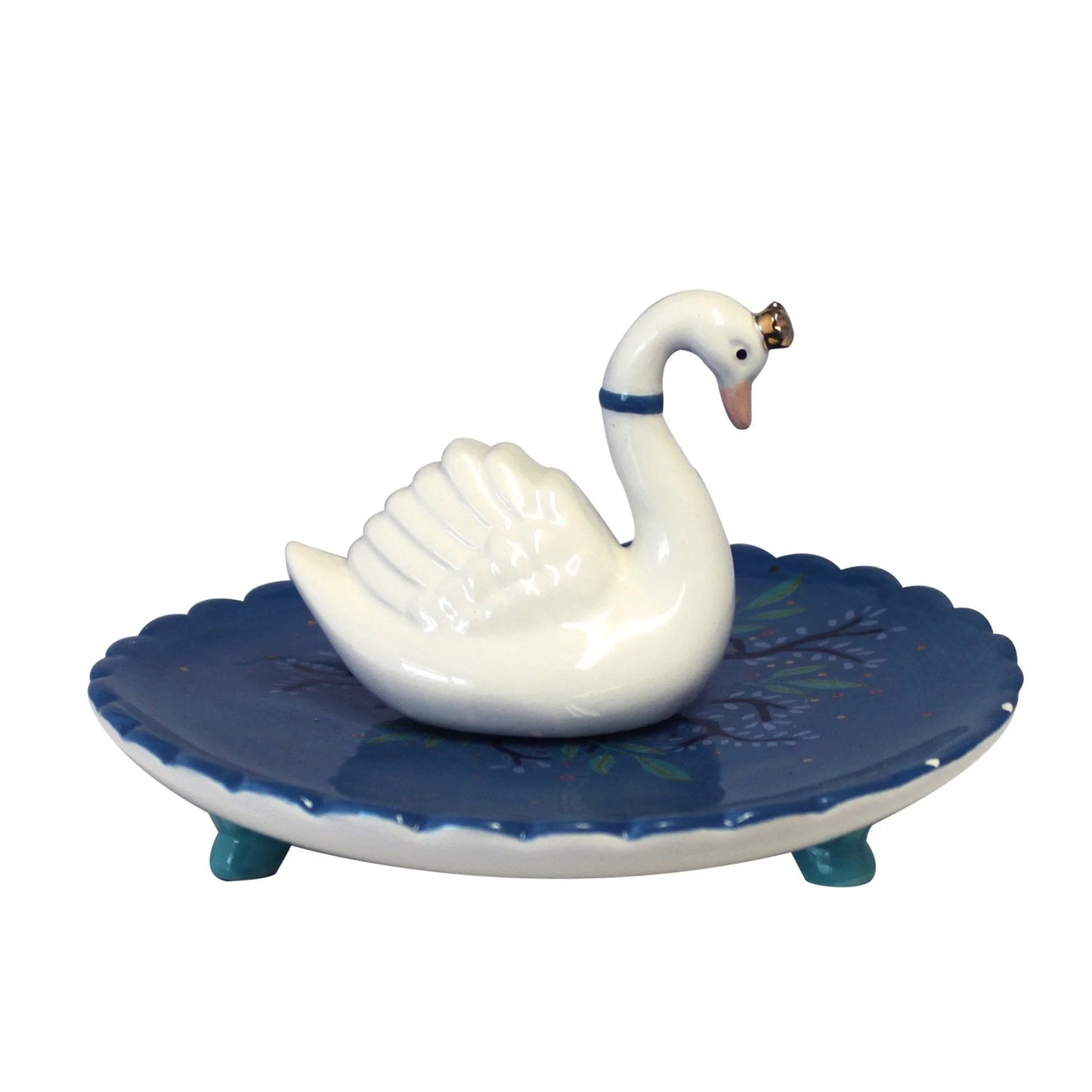 Schmuckschale Schwan im See