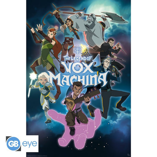 Poster 91,5 x 61 cm The Legend of Vox Machina Group