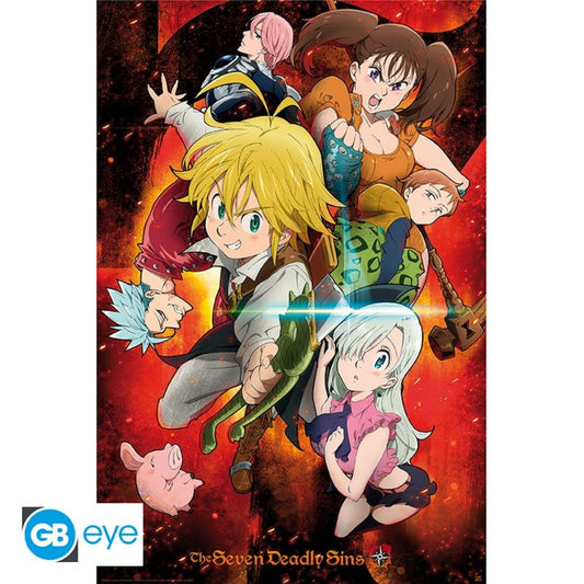 Poster 91,5 x 61 cm The Seven Deadly Sins - Charakter