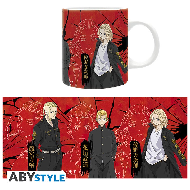 Anime Tasse TOKYO REVENGERS Draken, Takemichi & Mikey 320 ml