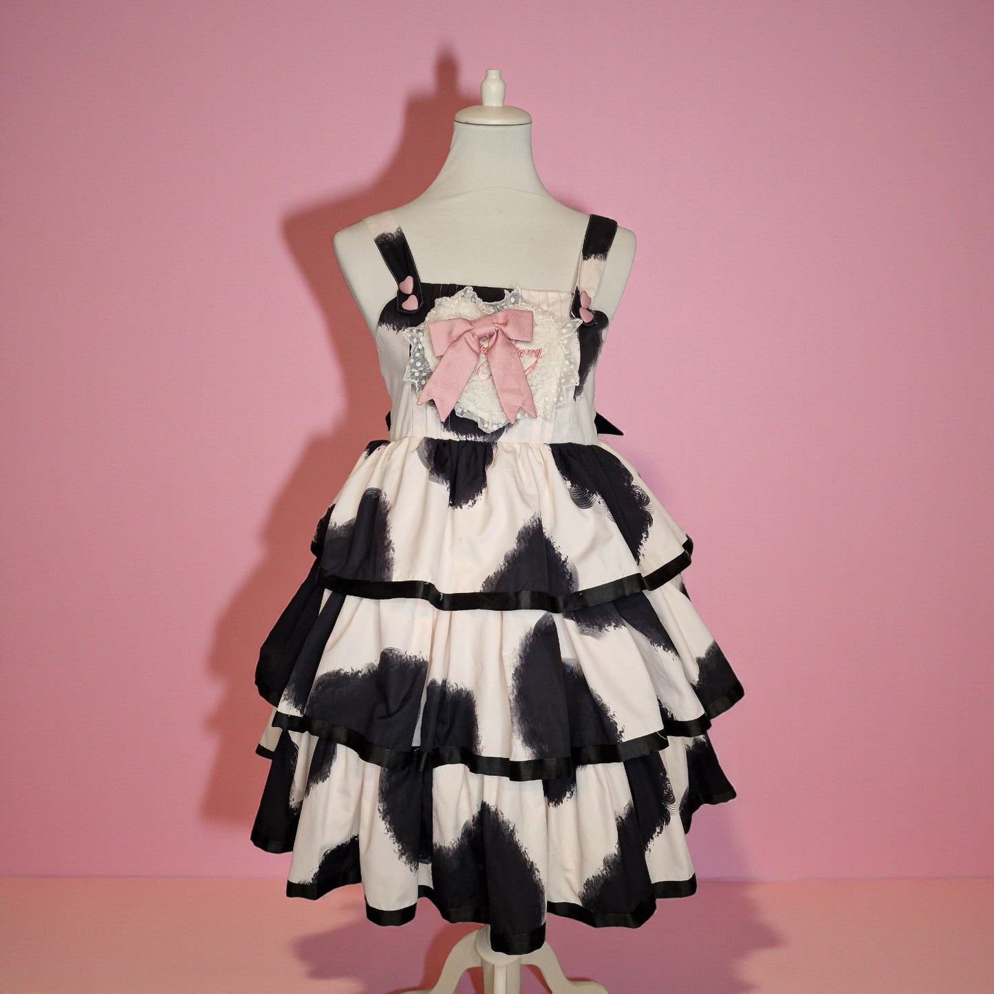 Kawaii Sweet Lolita JSK mit Kuhmuster