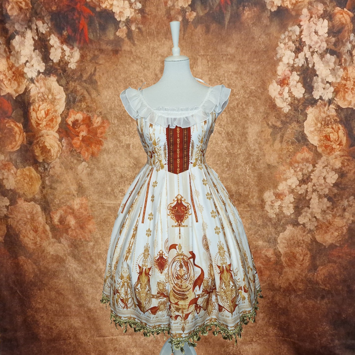 Chinesisches Lolita Kleid vintage Look im Barockstil neu
