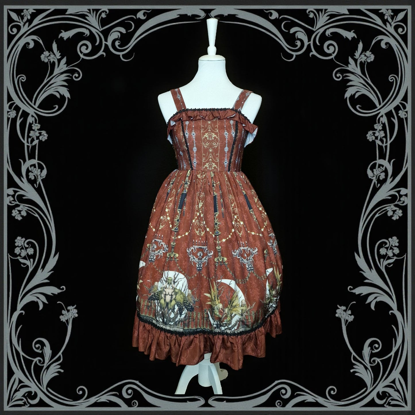 Gothic Lolita Kleid vintage Look "Altar of the moon"