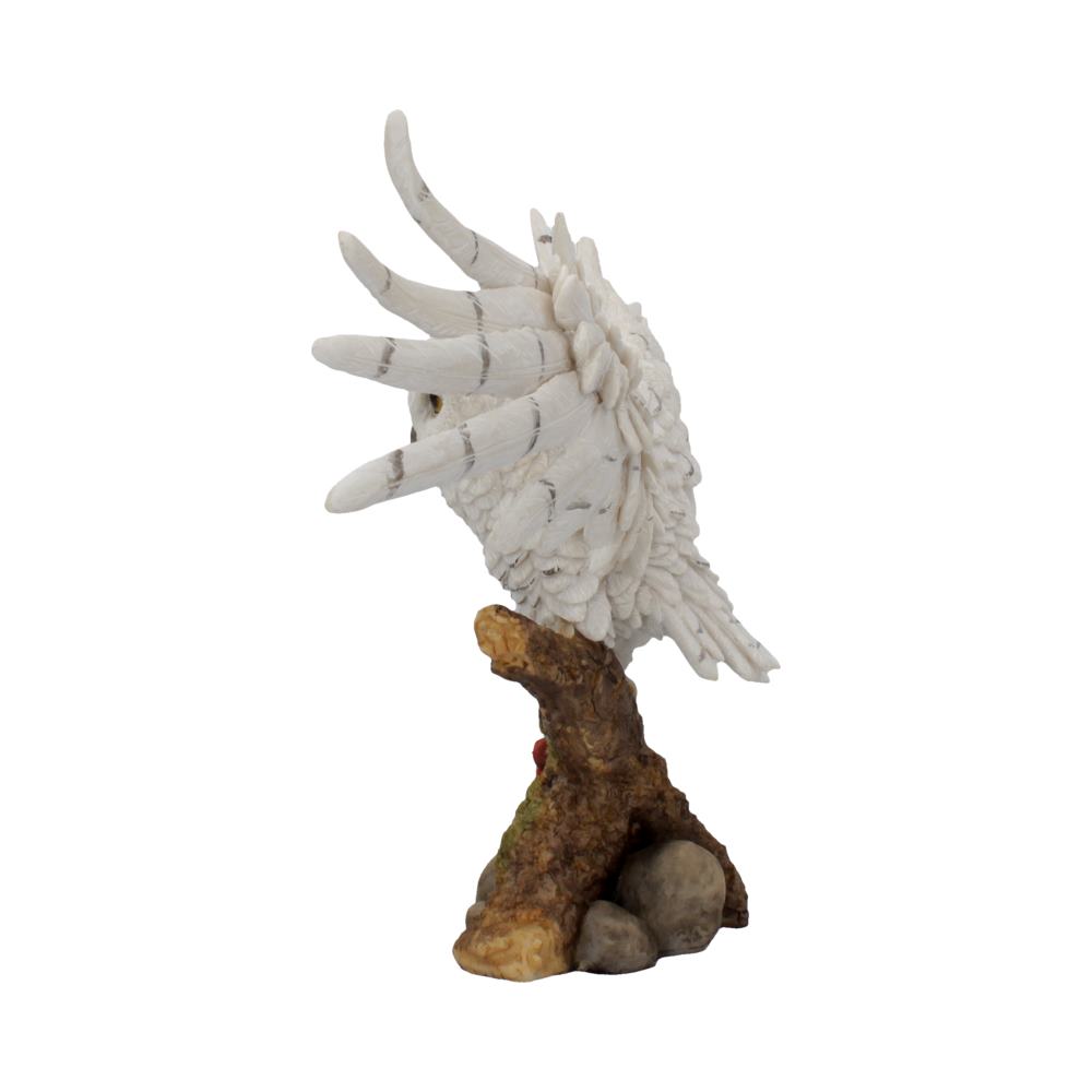 Snowy Rest – Schneeeule Dekofigur 38 cm
