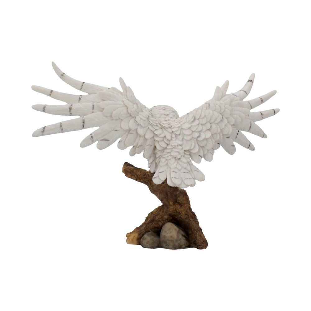 Snowy Rest – Schneeeule Dekofigur 38 cm
