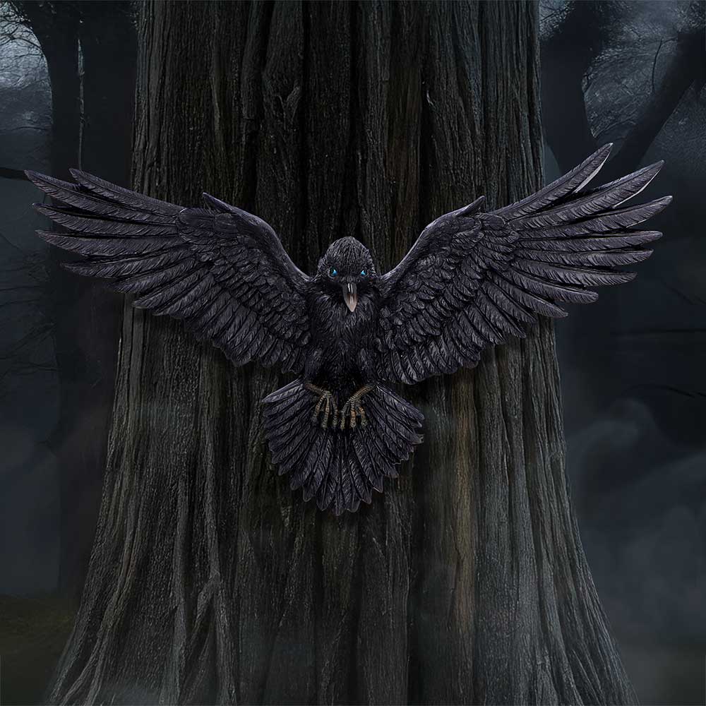 Flight of the Raven Wall Hanging Decoration 35 cm