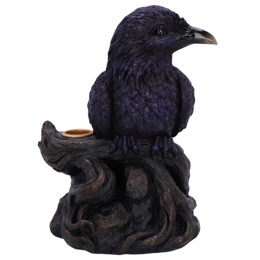 Gothic Räucherkegelhalter Raven Roost  17 cm Gothic Dekofigur