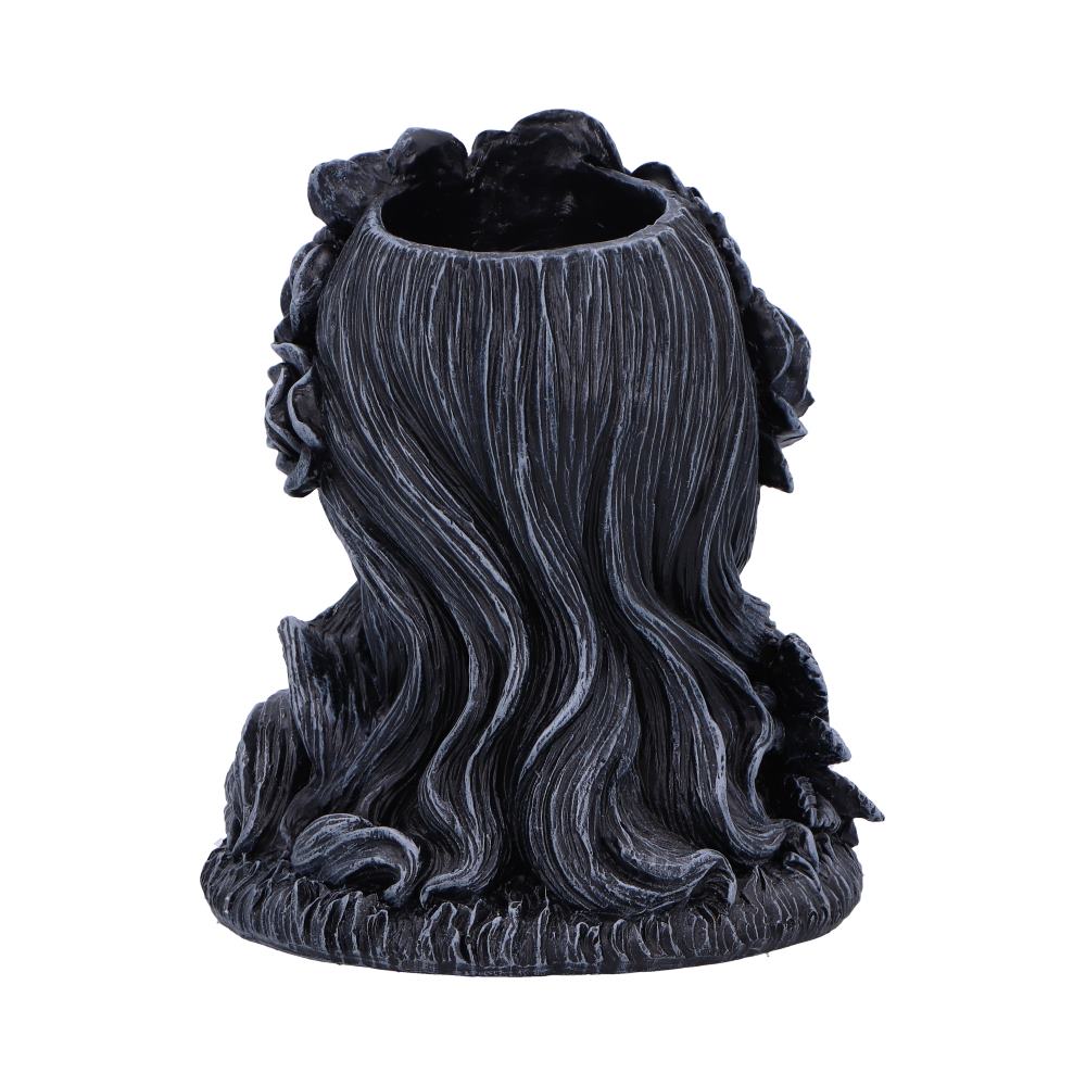 Flor de Muerte – Gothic kleiner düsterer Teelichthalter 10,5 cm