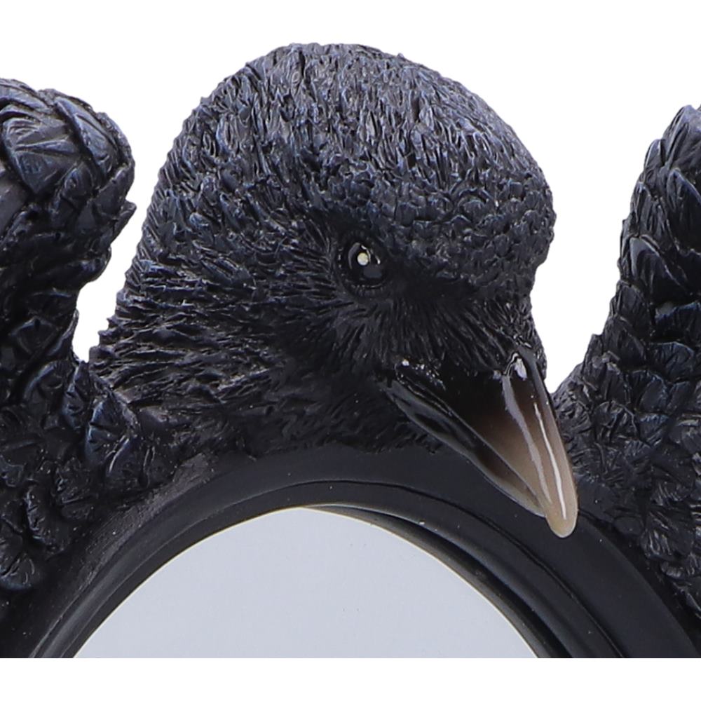 Nevermore Reflection Spiegel Rabe Düsterer Gothic – Stand- und Wandspiegel 30,2 cm