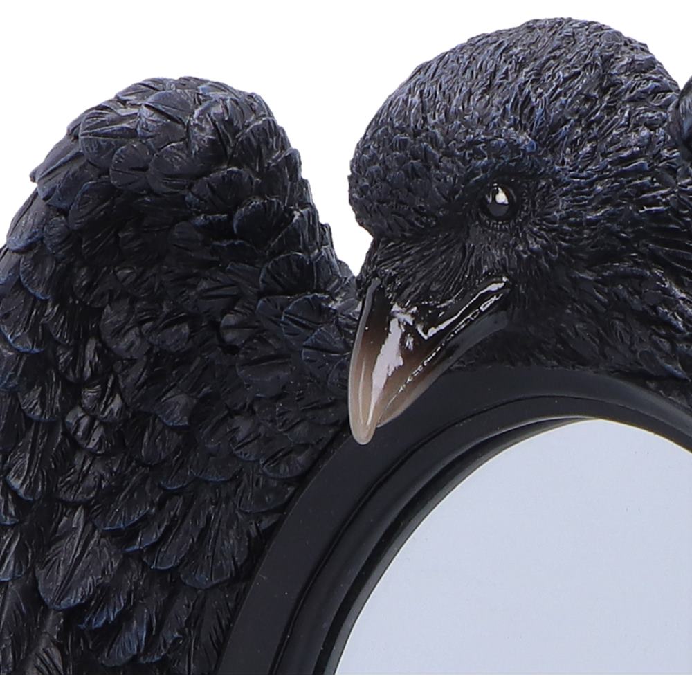 Nevermore Reflection Spiegel Rabe Düsterer Gothic – Stand- und Wandspiegel 30,2 cm