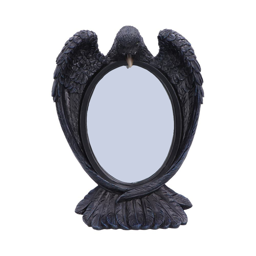 Nevermore Reflection Spiegel Rabe Düsterer Gothic – Stand- und Wandspiegel 30,2 cm