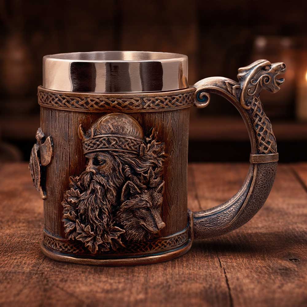 Viking Ship – Wikingerkrug 11,7 cm Vikings Becher 3D