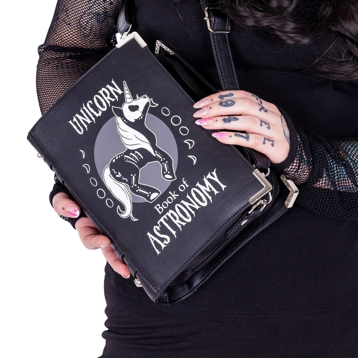 Anime Einhorn-Tasche "Unicorn Astronomy Book" Cupcake Cult Gothic