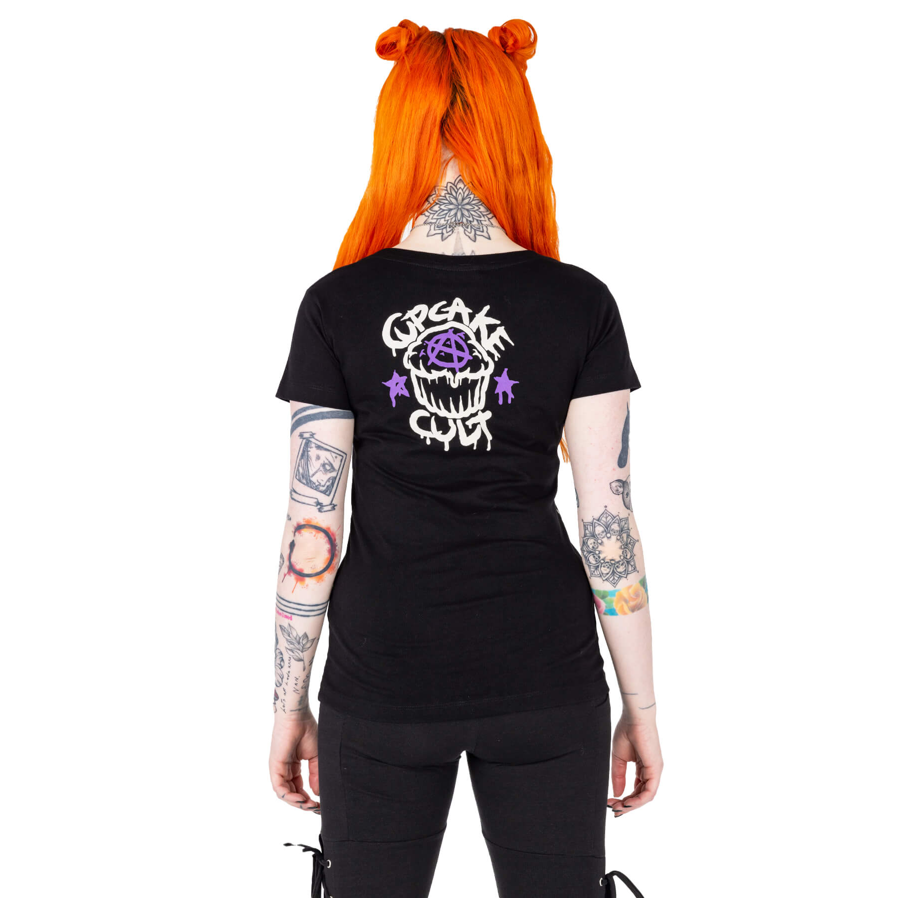 Unicorn Splatter T-Shirt – Model Rückansicht