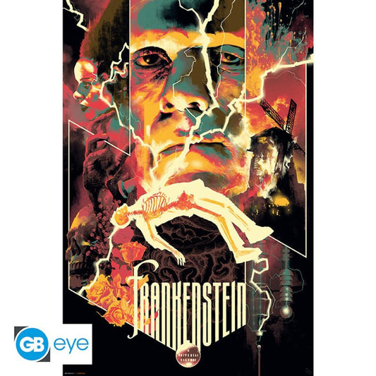Poster 91,5 x 61 cm Universal Monsters - Frankenstein