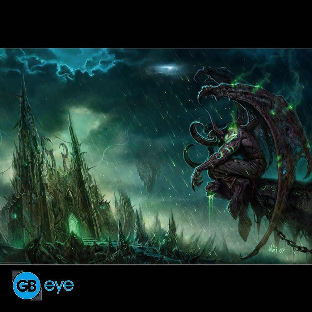 Poster 91,5 x 61 cm World of Warcraft - Illidan Stormrage